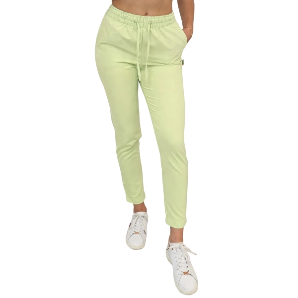 Spodnie medyczne pistacjowe basic premium roz. L